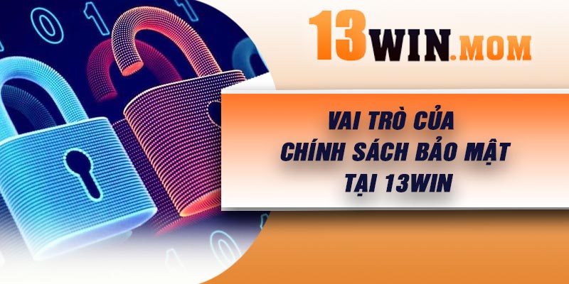 Vai trò của chính sách bảo mật tại 13Win